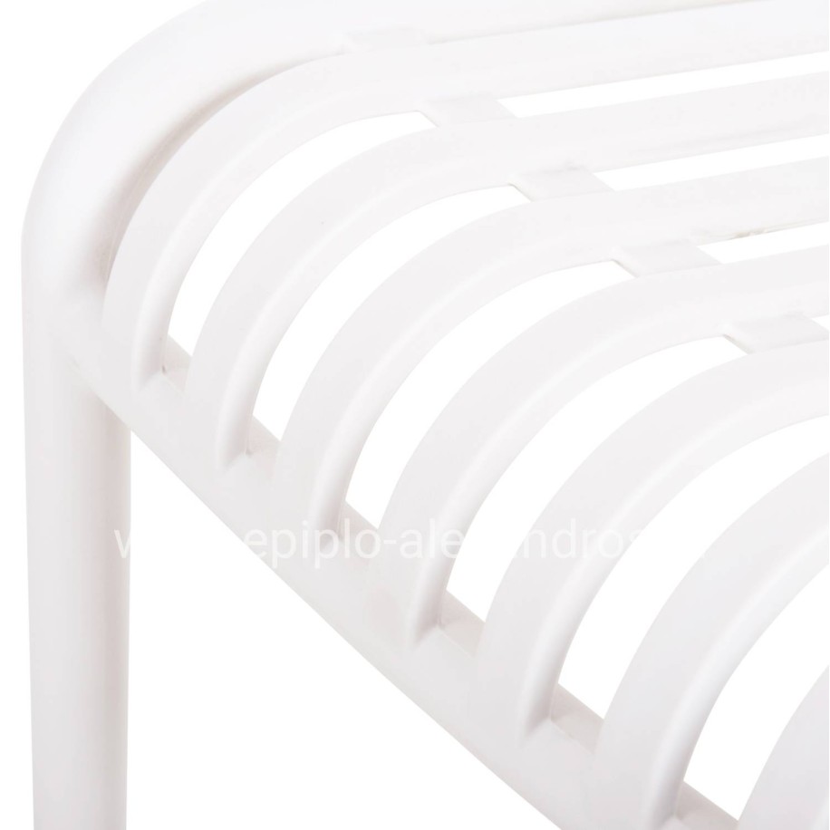 ARMCHAIR OUTDOOR CONVEE HM6105.01 POLYPROPYLENE IN WHITE 55x56x79H cm.