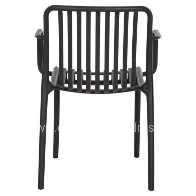 ΠΟΛΥΘΡΟΝΑ ΕΞΩΤ.ΧΩΡΟΥ CONVEE HM6105.02 ΜΑΥΡΟ ΠΟΛΥΠΡΟΠΥΛΕΝΙΟ 55x56x79Yεκ.