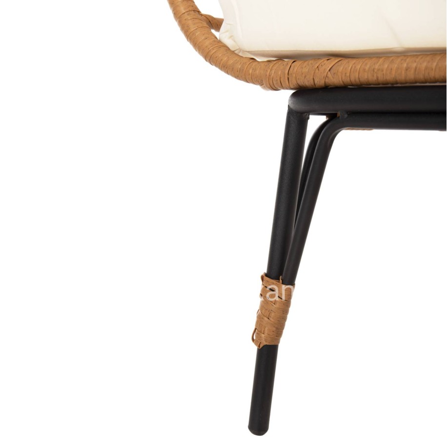 ΠΟΛΥΘΡΟΝΑ ΦΩΛΙΑ MIAMI 2 ΑΤΟΜΩΝ ΤΥΠΟΥ RATTAN HM5870.11 132.5x90x154Υεκ