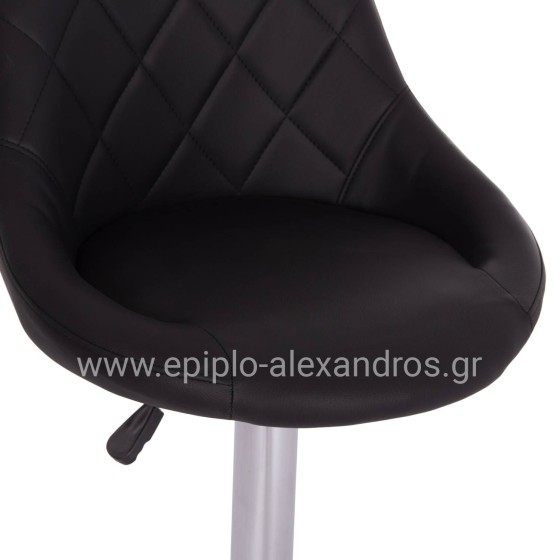 ΣΚΑΜΠΟ ΜΠΑΡ ROSE HM204.21 ΜΕ ΑΜΟΡΤΙΣΕΡ ΧΡΩΜΙΟΥ & ΜΑΥΡΟ PU 48x45x105Υεκ.