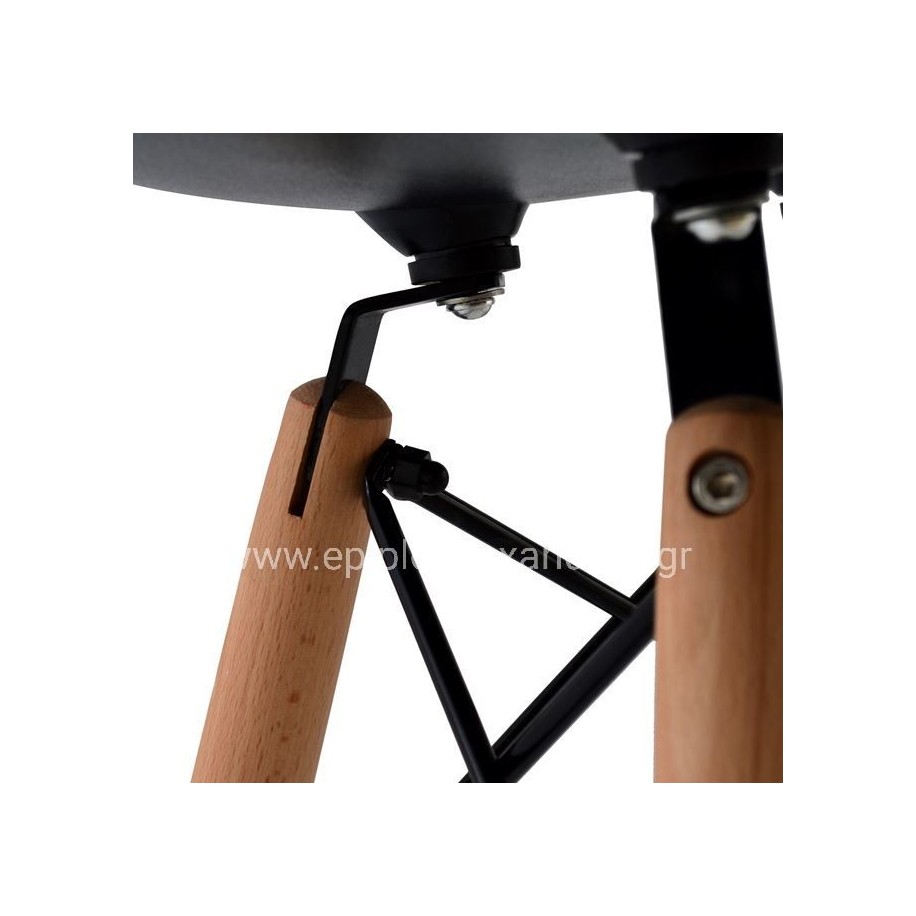 ΣΚΑΜΠΟ ΜΠΑΡ RENATA HM0173.02 ΜΑΥΡΟ 47x50x108Υ εκ.