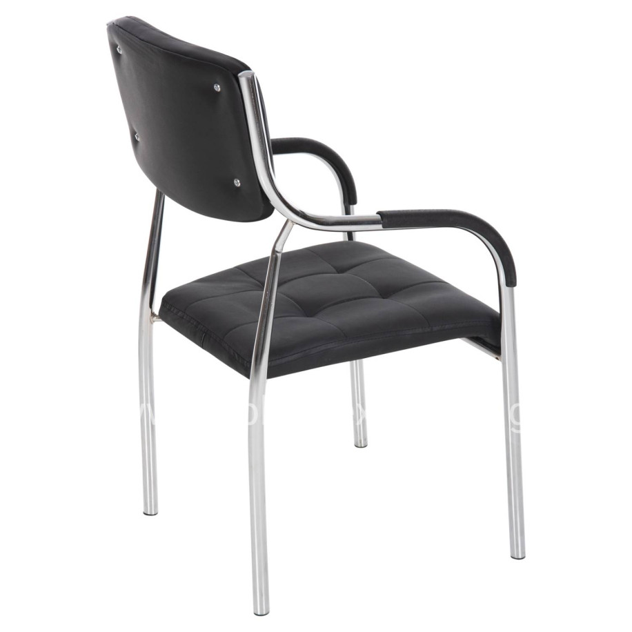 ΚΑΡΕΚΛΑ ΕΠΙΣΚΕΠΤΟΥ OBERON HM1018.01 ΜΑΥΡΟ PU 51x52x86Υ εκ.