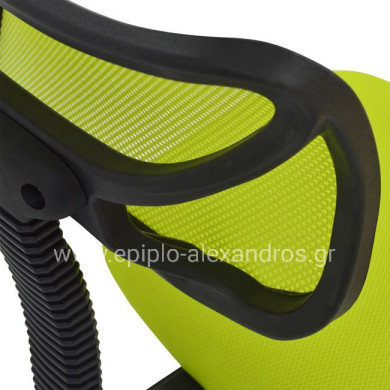 ΚΑΡΕΚΛΑ ΓΡΑΦΕΙΟΥ AKHILA HM1026.03 ΛΑΧΑΝΙ ΥΦΑΣΜΑ MESH 40,5x50,5x91,5 εκ.