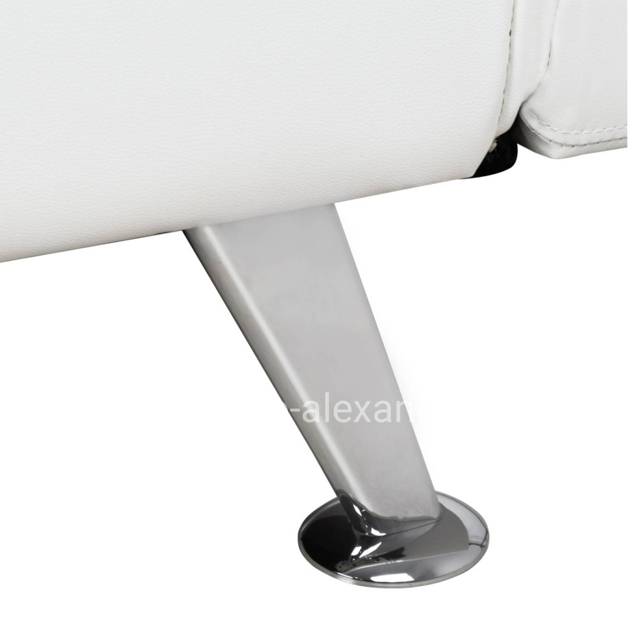 ΚΑΝΑΠΕΣ ΚΡΕΒΑΤΙ HM3001.01 THOM ΜΕ ΑΝΑΔΙΠΛΟΥΜΕΝΑ ΜΠΡΑΤΣΑ ΛΕΥΚΟ PU 189x93x82Υεκ.