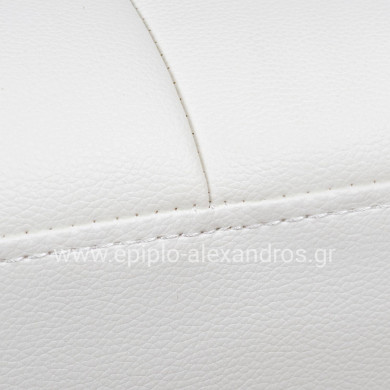 ΚΑΝΑΠΕΣ ΚΡΕΒΑΤΙ HM3001.01 THOM ΜΕ ΑΝΑΔΙΠΛΟΥΜΕΝΑ ΜΠΡΑΤΣΑ ΛΕΥΚΟ PU 189x93x82Υεκ.