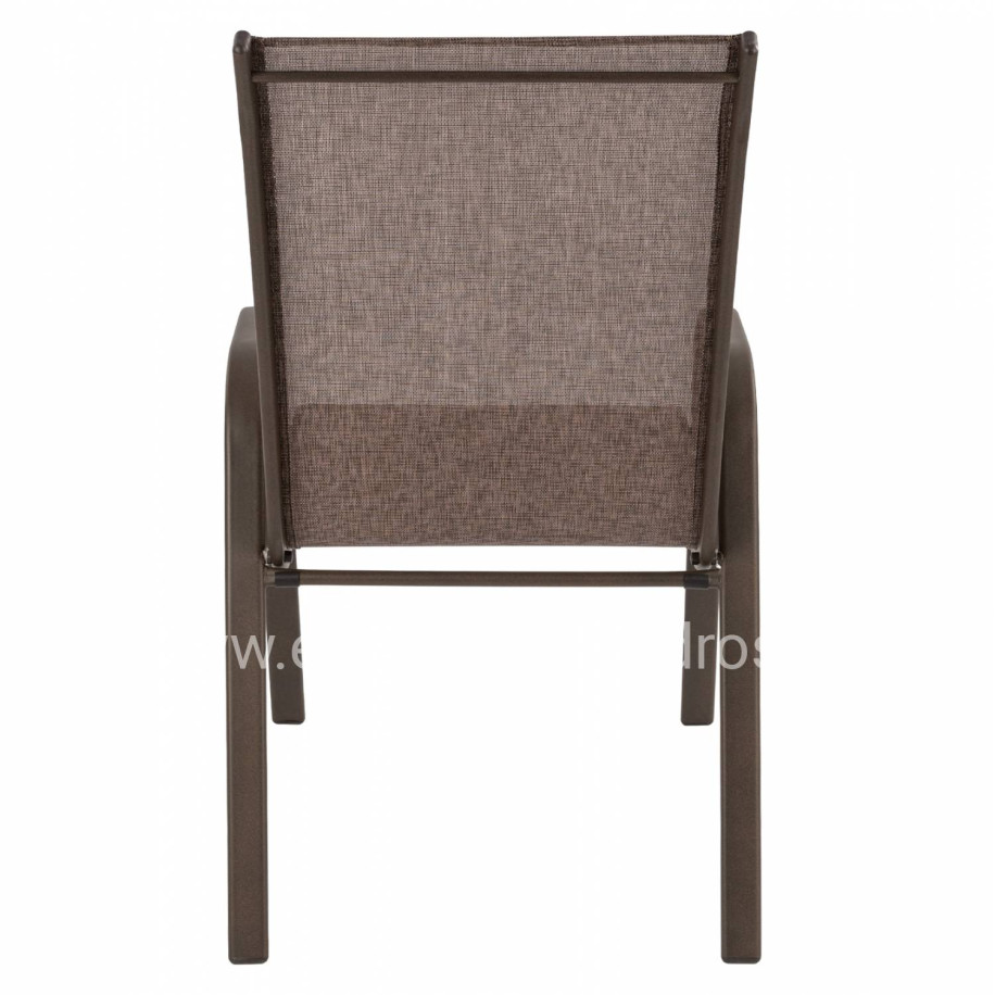 ΠΟΛΥΘΡΟΝΑ ΕΞ.ΧΩΡΟΥ LEON HM5000.02 ΜΕΤΑΛΛΙΚΗ ΚΑΦΕ ΜΕ TEXTILENE ΚΑΦΕ 54x70x93Υεκ