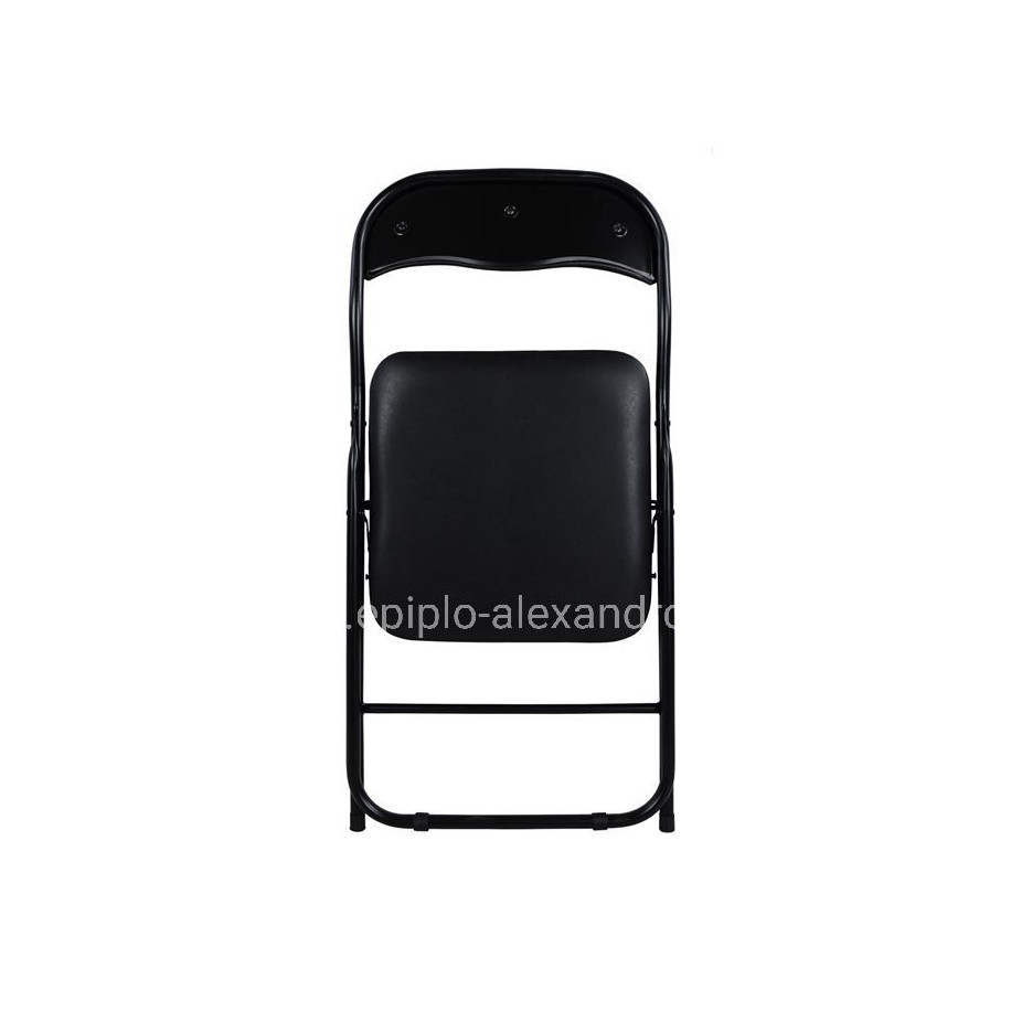 ΚΑΡΕΚΛΑ ΠΤΥΣΣΟΜΕΝΗ PADMA PU ΜΑΥΡΗ HM0044 38X47X82Y ΕΚ.