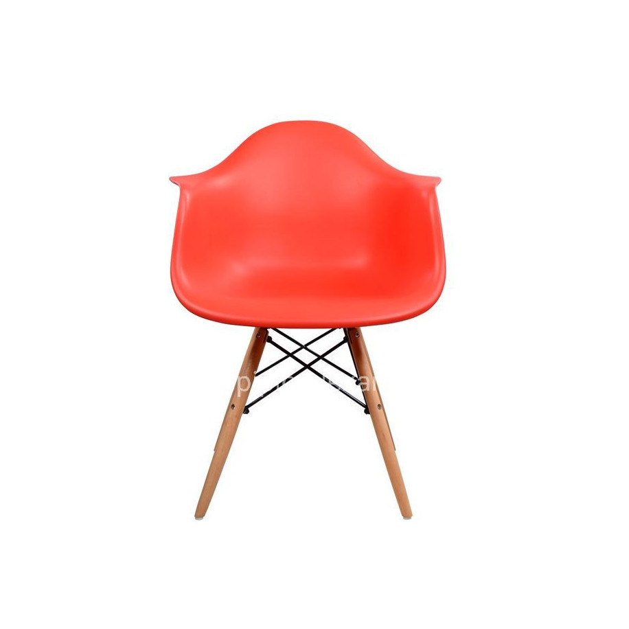 ΠΟΛΥΘΡΟΝΑ ΜΕ ΞΥΛΙΝΑ ΠΟΔΙΑ & ΚΑΘΙΣΜΑ ΚΟΚΚΙΝΟ MIRTO HM005.04 64x60x81 εκ.