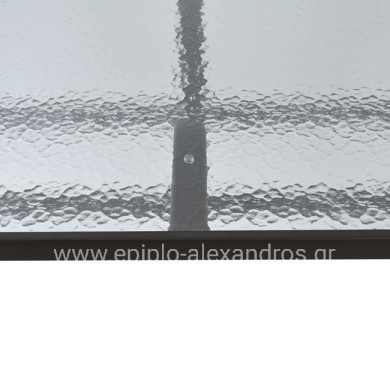 ΤΡΑΠΕΖΙ BRUNO 160Χ90Χ72Υεκ. ΜΕΤΑΛΛΙΚΟ ΚΑΦΕ ΜΕ ΓΥΑΛΙΝΗ ΕΠΙΦΑΝΕΙΑ HM5074.02