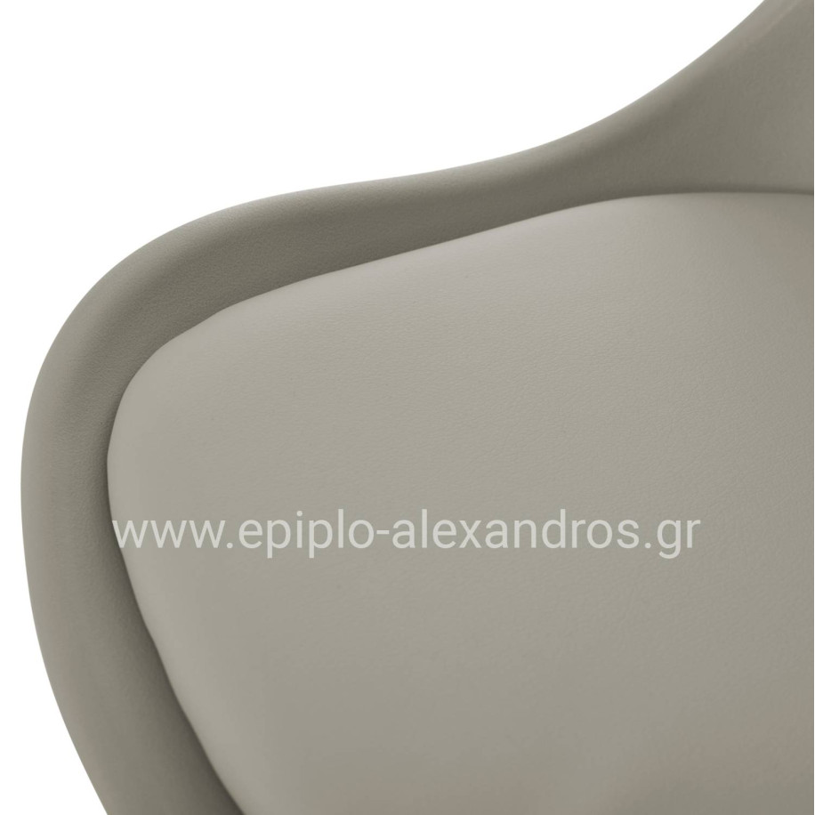 ΚΑΡΕΚΛΑ VEGAS HM0033.40 ΠΟΛΥΠΡΟΠΥΛΕΝΙΟΥ-PU-ΓΚΡΙ 48x56x82 εκ.