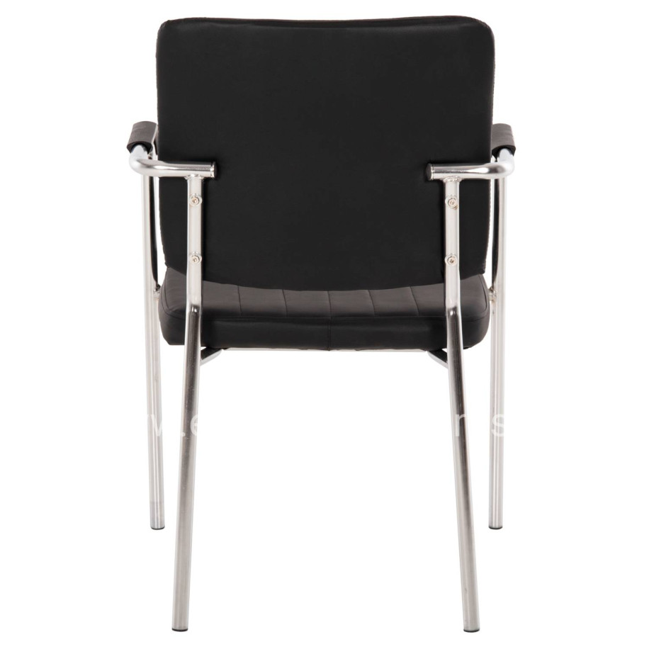 ΚΑΡΕΚΛΑ QUESTA ΜΕ ΜΠΡΑΤΣΑ HM1070.01 ΜΑΥΡΗ 54x62x84 εκ.