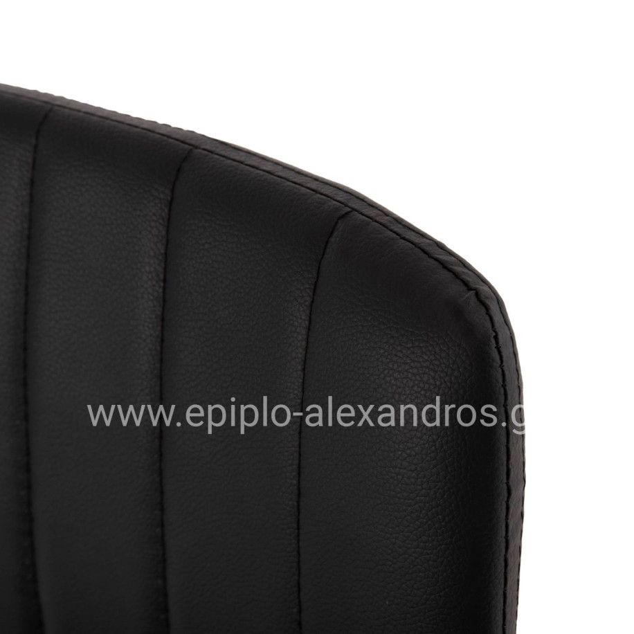 ΚΑΡΕΚΛΑ QUESTA ΜΕ ΜΠΡΑΤΣΑ HM1070.01 ΜΑΥΡΗ 54x62x84 εκ.