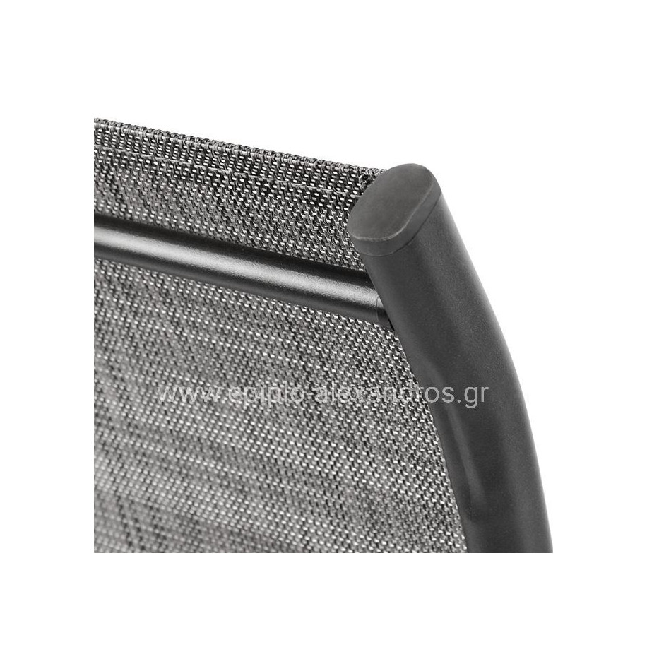 ΣΕΤ ΤΡΑΠΕΖΑΡΙΑΣ 5ΤΜΧ HM5193.01 ΜΕΤΑΛΛΙΚΗ ΜΕ 4 ΚΑΡΕΚΛΕΣ & ΤΡΑΠΕΖΙ 110x60 ΓΚΡΙ