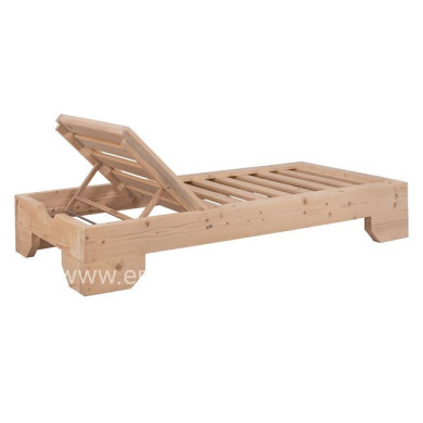 ΞΑΠΛΩΣΤΡΑ ΞΥΛΙΝΗ ΒΑΡΕΩΣ ΤΥΠΟΥ ΜΑΚΕΔΟΝΙΑ HM5646.02 ΑΒΑΦΗ 204X77,5X29Y εκ.