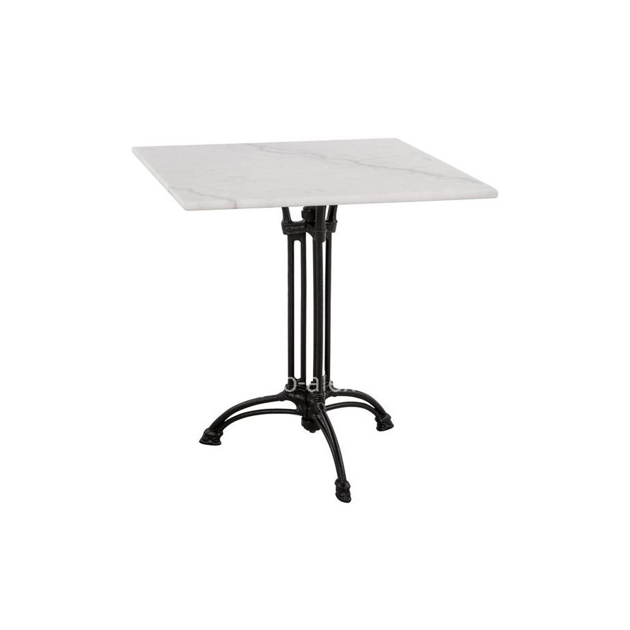 ΤΡΑΠΕΖΙ CERAPHIN ΜΕ 3ΝΥΧΗ ΒΑΣΗ ΑΠΟ ΜΑΝΤΕΜΙ HM5611 ΜΕ ΜΑΡΜΑΡΟ 70Χ70Χ72,5Υ εκ.