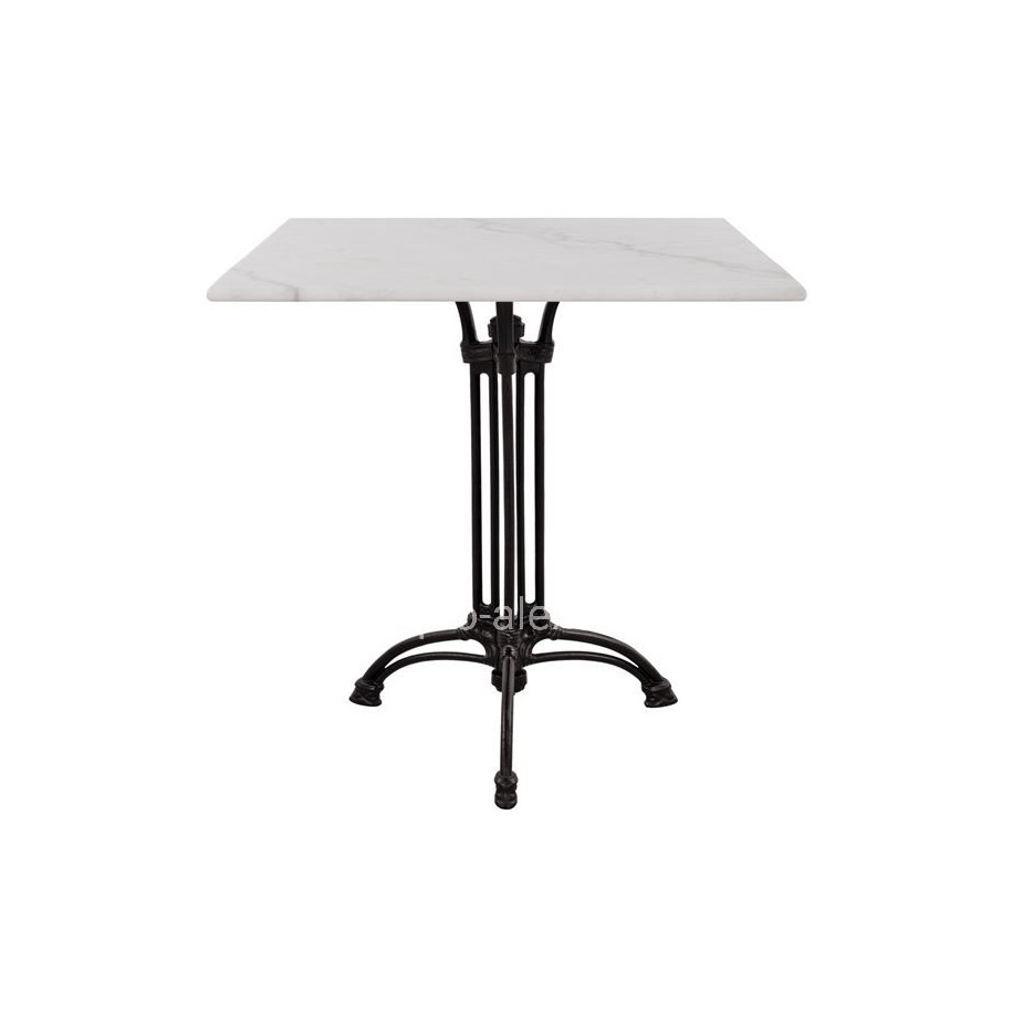 ΤΡΑΠΕΖΙ CERAPHIN ΜΕ 3ΝΥΧΗ ΒΑΣΗ ΑΠΟ ΜΑΝΤΕΜΙ HM5611 ΜΕ ΜΑΡΜΑΡΟ 70Χ70Χ72,5Υ εκ.