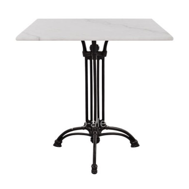 ΤΡΑΠΕΖΙ CERAPHIN ΜΕ 3ΝΥΧΗ ΒΑΣΗ ΑΠΟ ΜΑΝΤΕΜΙ HM5611 ΜΕ ΜΑΡΜΑΡΟ 70Χ70Χ72,5Υ εκ.