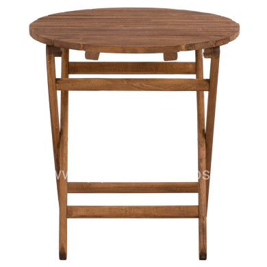 ΤΡΑΠΕΖΙ ΣΚΗΝΟΘΕΤH ΛΗΜΝΟΣ Φ70Χ76Υ ΜΑΣΙΦ ΟΞΙΑ ΕΜΠOΤΙΣΜΟΣ ΚΑΡΥΔΙ HM5654.01