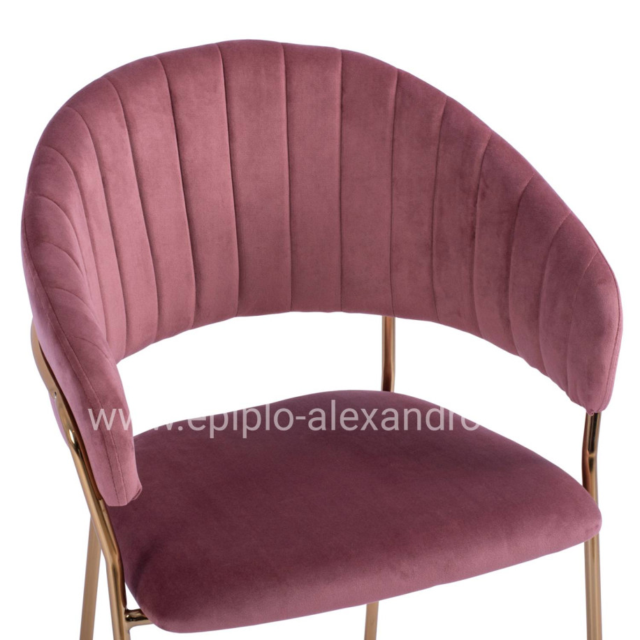 ΠΟΛΥΘΡΟΝΑΚΙ THEODORE HM8520.02 ΒΕΛΟΥΔΟ ΣΑΠΙΟ ΜΗΛΟ ΜΕ ΕΠΙΧΡΥΣΟ ΣΚΕΛΕΤΟ 55Χ50Χ82Υεκ.