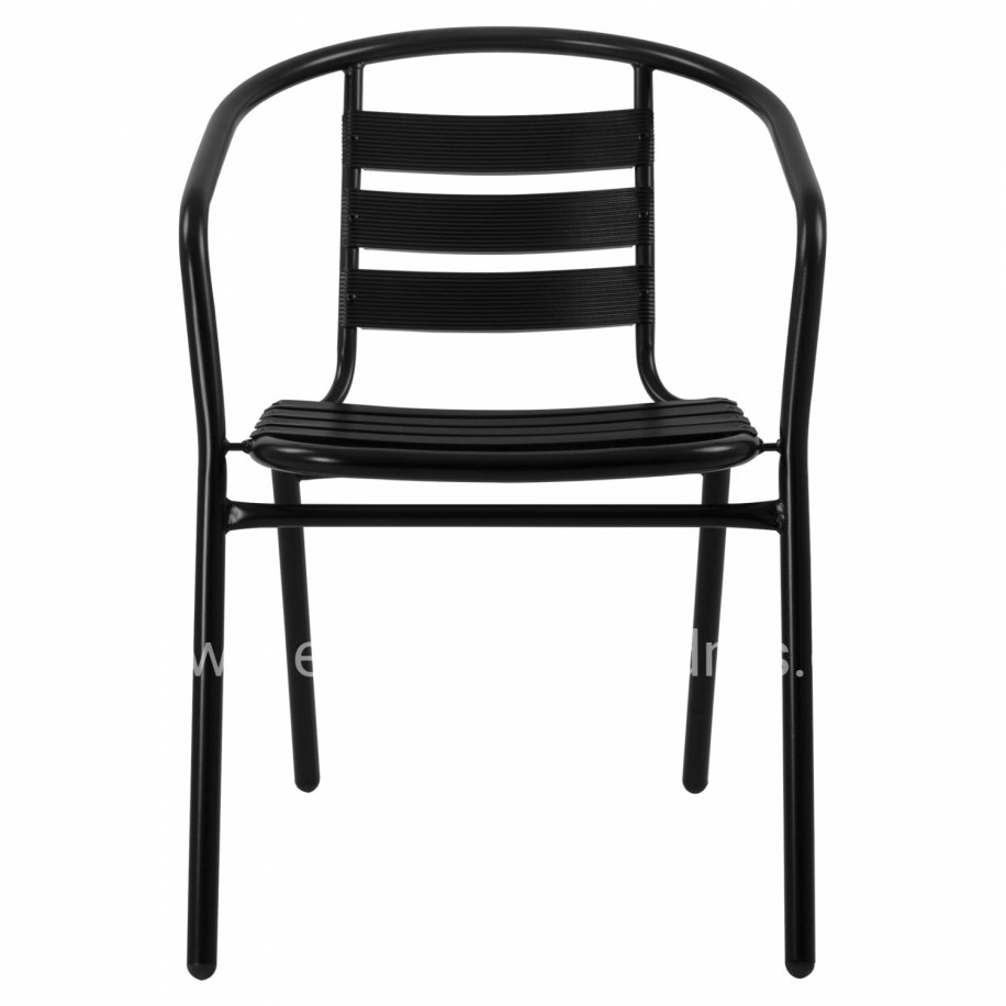 ΠΟΛΥΘΡΟΝΑ LAURA ΜΕΤΑΛΛΙΚΗ ΜΑΥΡΗ ΜΕ ΦΕΤΕΣ ΑΛΟΥΜΙΝΙΟΥ HM5037.03 54x59x73Υ εκ.