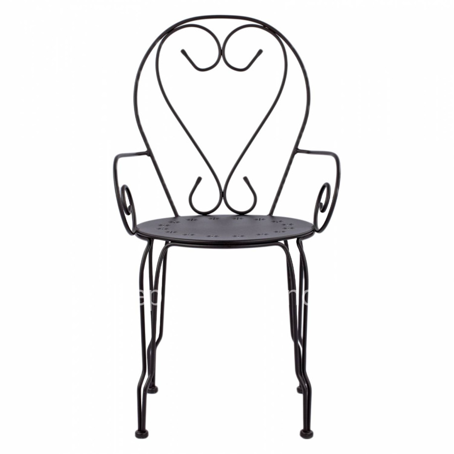 ΚΑΡΕΚΛΑ ΠΟΛΥΘΡΟΝΑ ΜΕΤΑΛΛΙΚΗ AMORE ΜΑΥΡΗ HM5008.11 49x48x90 εκ.