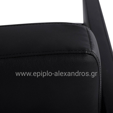 ΠΟΛΥΘΡΟΝΑ NELLIE HM3159.11 ΜΕ ΜΑΥΡΟ PU 64Χ71Χ71Υ εκ.