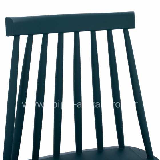 Dining Chair HM8052.05 Vanessa Blue with metallic legs 43x41x82,5 cm.