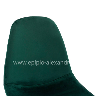 ΚΑΡΕΚΛΑ LEONARDO ΒΕΛΟΥΔΟ ΚΥΠΑΡΙΣΣΙ ΜΕ ΜΕΤΑΛΛΙΚΑ ΠΟΔΙΑ 45x53x85Υ εκ. HM00100.23