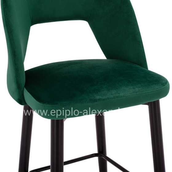 ΣΚΑΜΠΟ ΜΠΑΡ HARPER HM8526.03 ΒΕΛΟΥΔΟ ΚΥΠΑΡΙΣΣΙ ΜΕ ΜΕΤΑΛΛΙΚΟ ΣΚΕΛΕΤΟ 50x51x111Y εκ.