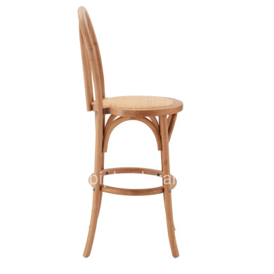 ΣΚΑΜΠΟ ΜΠΑΡ MONTREAL ΞΥΛΙΝΟ ΑΠΟ ΟΞΙΑ DARK HONEY ΜΕ ΨΑΘΑ 41X47X108 HM8749.05