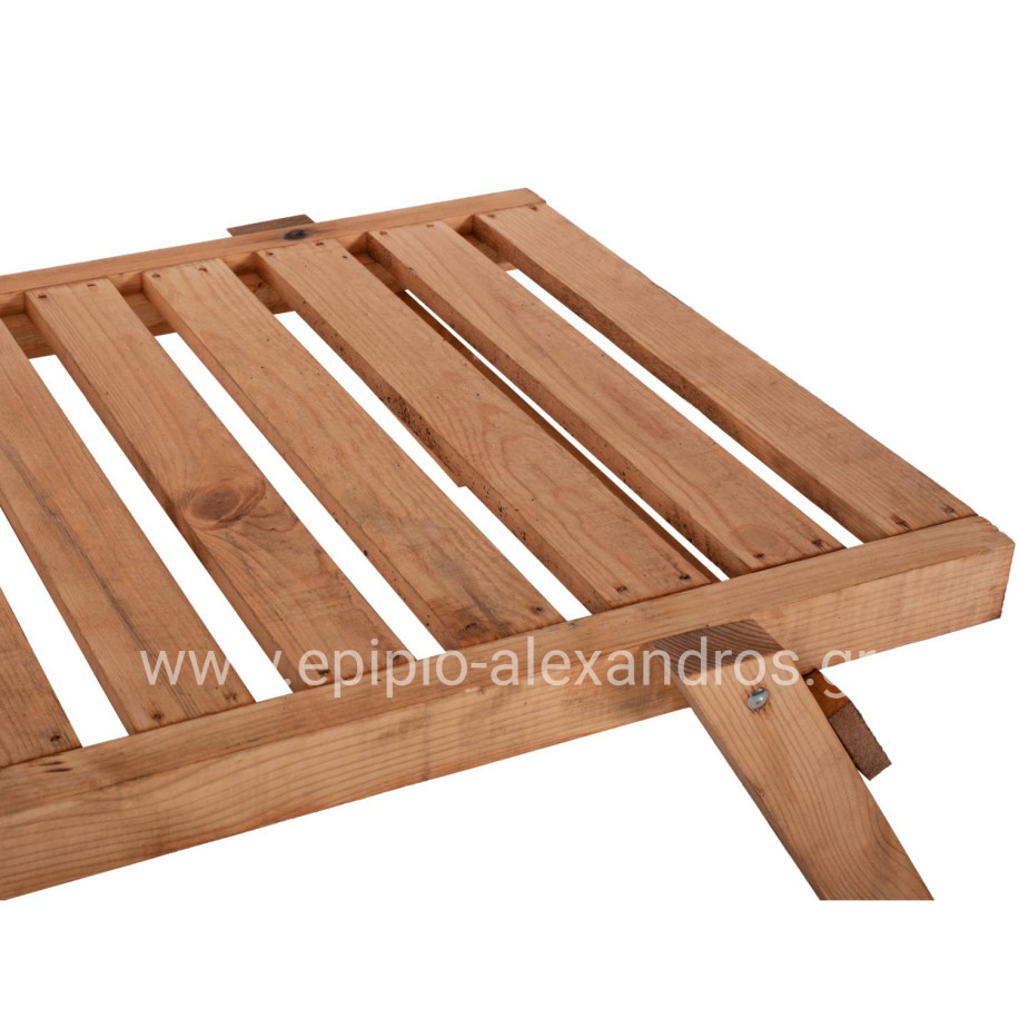 ΞΑΠΛΩΣΤΡΑ ΕΠΑΓΓΕΛΜΑΤΙΚΗ JULES HM11431.03 ΦΥΣΙΚΗ ΑΠΟ ΞΥΛΟ ΕΛΑΤΗΣ 72x196x29-84 εκ.