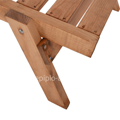 ΞΑΠΛΩΣΤΡΑ ΕΠΑΓΓΕΛΜΑΤΙΚΗ JULES HM11431.03 ΦΥΣΙΚΗ ΑΠΟ ΞΥΛΟ ΕΛΑΤΗΣ 72x196x29-84 εκ.