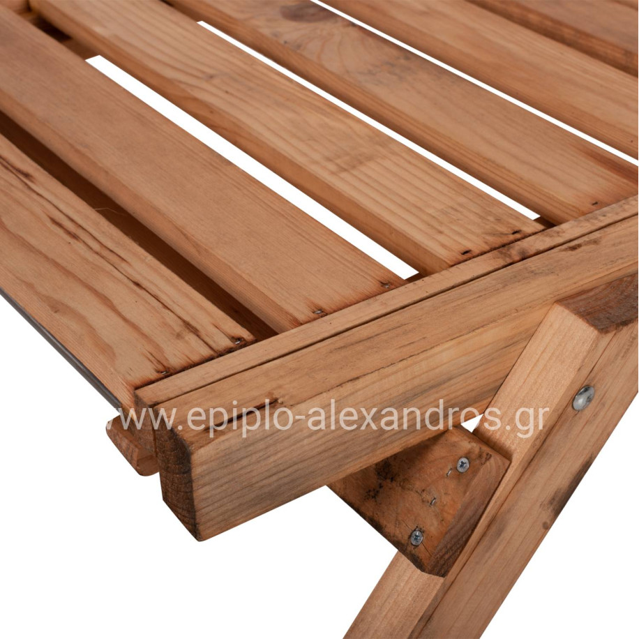 ΞΑΠΛΩΣΤΡΑ ΕΠΑΓΓΕΛΜΑΤΙΚΗ JULES HM11431.03 ΦΥΣΙΚΗ ΑΠΟ ΞΥΛΟ ΕΛΑΤΗΣ 72x196x29-84 εκ.