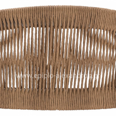 ΣΚΑΜΠΟ ΑΛΟΥΜΙΝΙΟΥ ΛΕΥΚΟ ΜΕ ΣΧΟΙΝΙ ΡΕ ΜΠΕΖ HM5785.01 56x59x107 εκ.