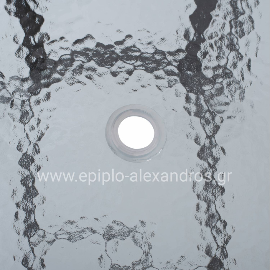 ΤΡΑΠΕΖΙ BRAVO ΜΕΤΑΛΛΙΚΟ ΚΑΦΕ ΓΥΑΛ.ΕΠΙΦΑΝΕΙΑ ΜΕ ΤΡΥΠΑ ΟΜΠΡΕΛΑΣ 120Χ70Χ72Υεκ.HM5021.12