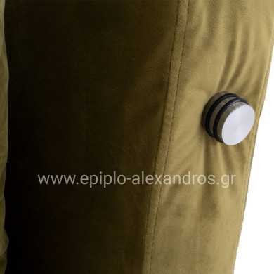 ΚΑΝΑΠΕΣ ΚΡΕΒΑΤΙ ΒΕΛΟΥΔΟ ΛΑΔΙ 2½ ΘΕΣΙΟΣ HM3079.13 150x87x79 εκ.