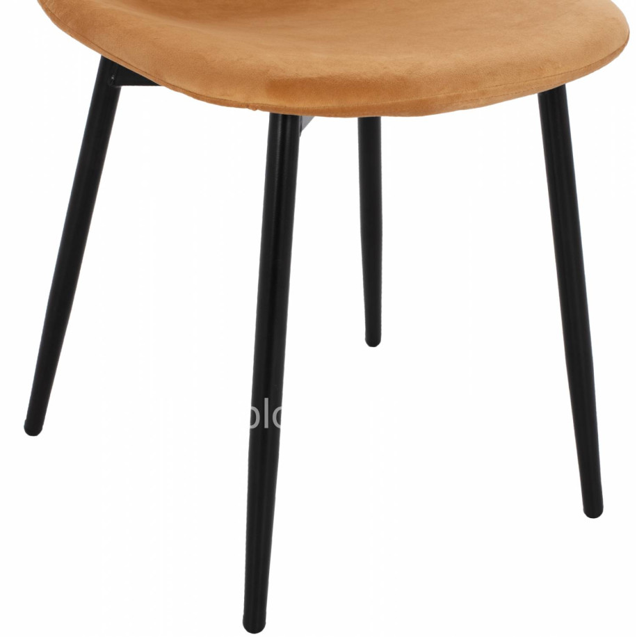 ΚΑΡΕΚΛΑ LEONARDO ΒΕΛΟΥΔΟ ΧΡΥΣΟ ΜΕ ΜΕΤΑΛΛΙΚΑ ΠΟΔΙΑ 45x47x87Υ εκ. HM00100.09