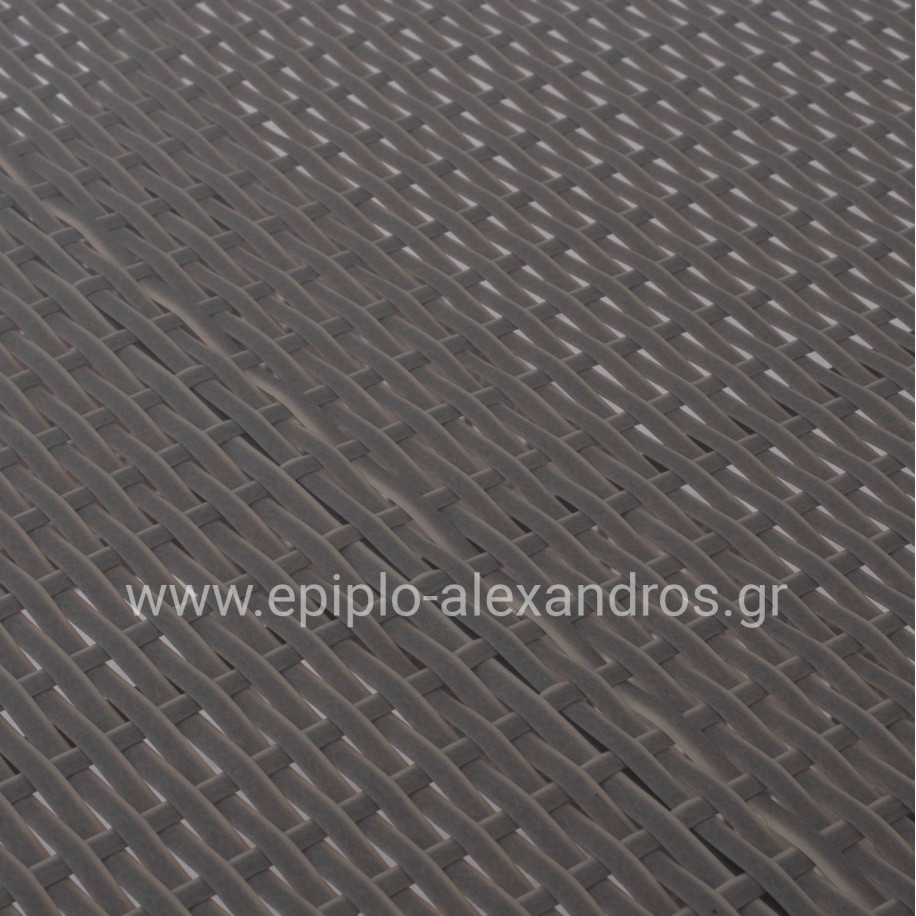 ΤΡΑΠΕΖΙ ΜΕΤΑΛΛΙΚΟ MINSK RATTAN ΓΚΡΙ HM5507.01 150x90x75Υ εκ.
