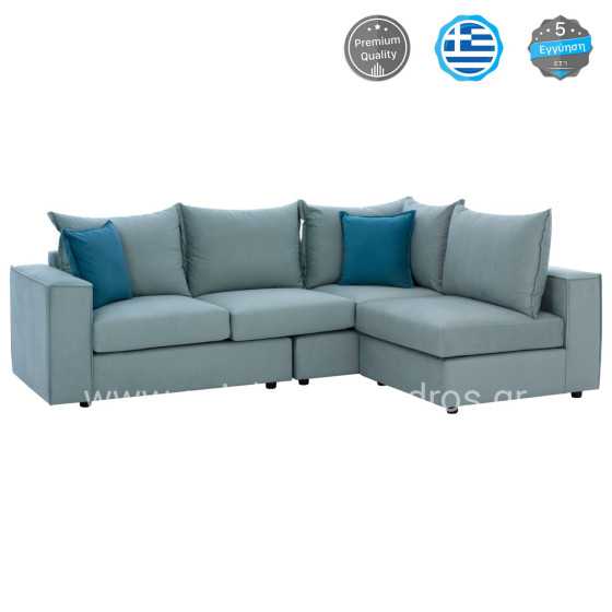 ΚΑΝΑΠΕΣ ΓΩΝΙΑ ΠΟΛΥΜΟΡΦΙΚΟΣ MONZA ΥΦΑΣΜΑ ΑΛΕΚΙΑΣΤΟ ΦΥΣΤΙΚΙ-ΠΕΤΡΟΛ 265x195x98Yεκ. HM3256.08