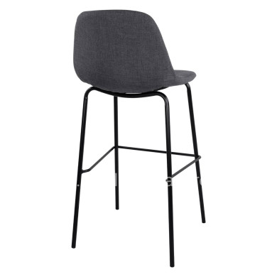 ΣΚΑΜΠΟ VINCENT HM9298.10 ΜΕΣΑΙΟΥ ΥΨΟΥΣ ΓΚΡΙ ΜΕ ΜΕΤΑΛΛΙΚΑ ΠΟΔΙΑ 47x51x96 εκ.