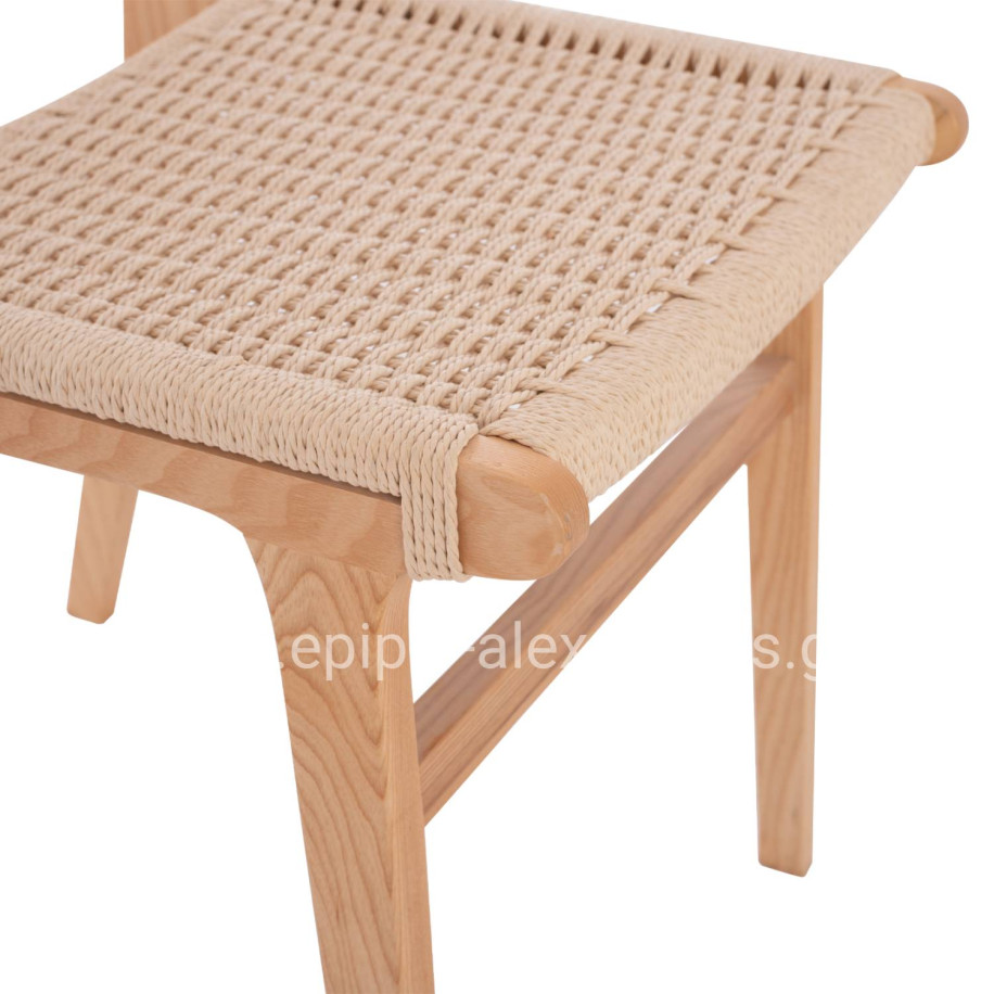 ΚΑΡΕΚΛΑ IGNACIO RUBBERWOOD ΣΧΟΙΝΙ ΦΥΣΙΚΟ HM9330.01 50X60X87Υεκ.