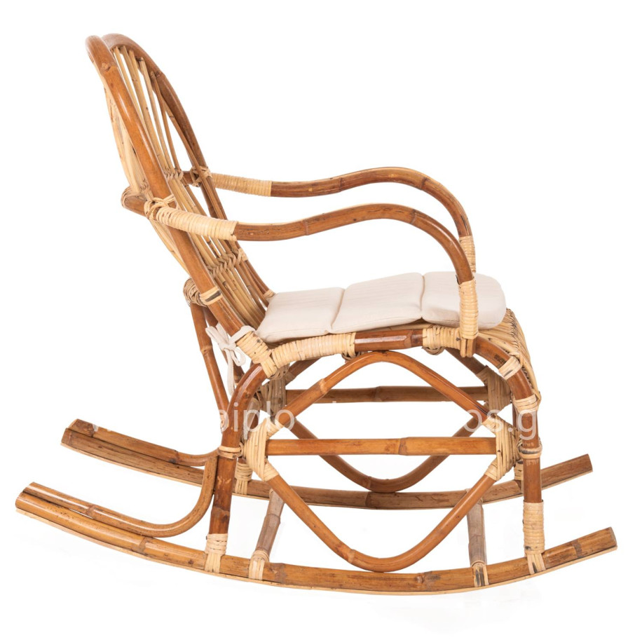 ΚΟΥΝΙΣΤΗ ΠΟΛΥΘΡΟΝΑ ΜΕ ΜΑΞΙΛΑΡΙ SANTA FE RATTAN HM9343 60x103x90Υ εκ.