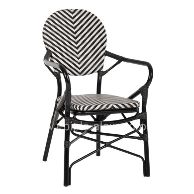 ΠΟΛΥΘΡΟΝΑ ΑΛΟΥΜΙΝΙΟΥ ΜΕ TEXTLINE ΜΑΥΡΟ-ΛΕΥΚΟ HM5928.01 56x59x94,5Yεκ.