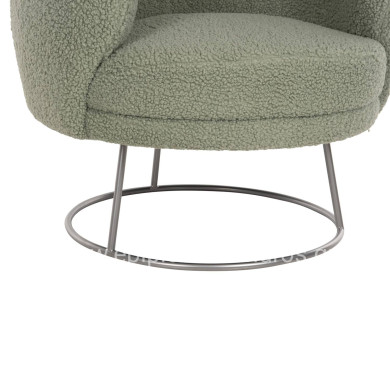 ΠΟΛΥΘΡΟΝΑ ARIEN HM8403.27 ΥΦΑΣΜΑ ΜΠΟΥΚΛΕ ΦΥΣΤΙΚΙ ΜΕ ΑΣΗΜΙ ΒΑΣΗ 78x75x84Υεκ.