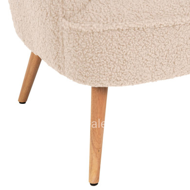 ΜΠΕΡΖΕΡΑ ΠΟΛΥΘΡΟΝΑ MYLIE ΛΕΥΚΟ ΜΠΟΥΚΛΕ HM8394.23 66x76x90Υ εκ.