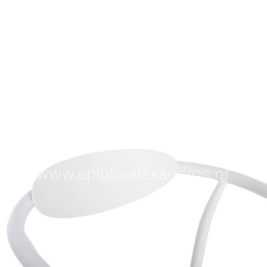 ΠΟΛΥΘΡΟΝΑ SERLY HM6052.01 ΑΛΟΥΜΙΝΙΟ ΛΕΥΚΟ-TEXTILENE ΛΕΥΚΟ 56x61x74,5Yεκ