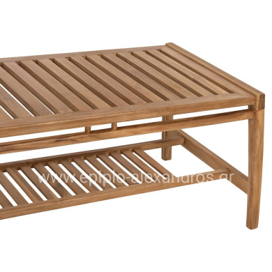 OUTDOOR LOUNGE SET 4PCS DOVER HM9624 RECYCLED TEAK WOOD-CUSHIONS IN MOCHA COLOR