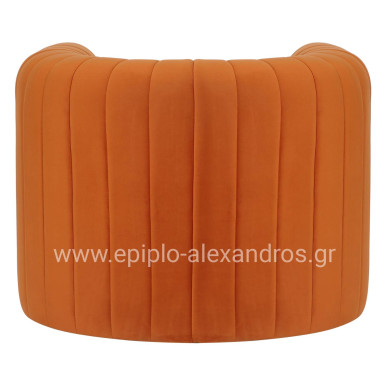 ΠΟΛΥΘΡΟΝΑ RIKER HM9682.05 ΜΕΤΑΛΛΙΚΟΣ ΣΚΕΛΕΤΟΣ-ΠΟΡΤΟΚΑΛΙ ΒΕΛΟΥΔΟ 92x74x69Υεκ.