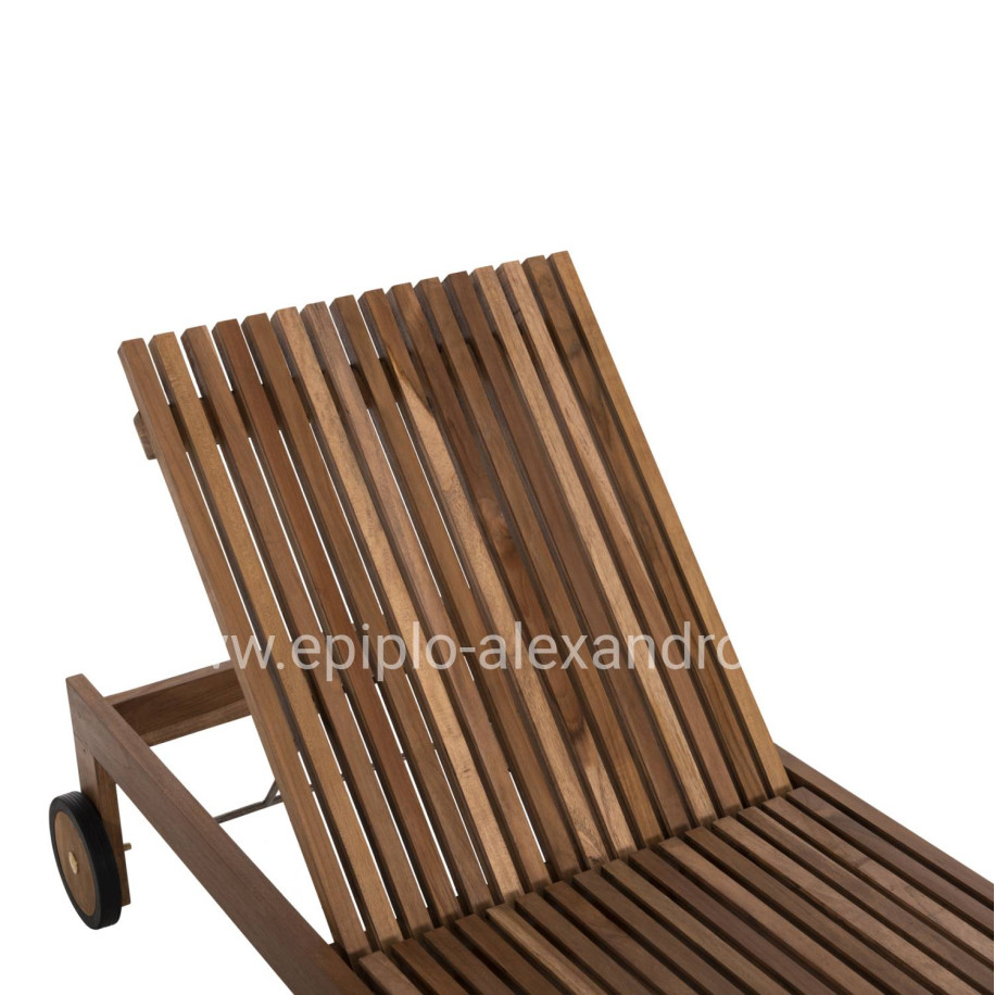 ΞΑΠΛΩΣΤΡΑ LAGERTHA HM5963.11 ΞΥΛΟ ΤΕΑΚ ΣΕ ΦΥΣΙΚΟ ΧΡΩΜΑ 200x65x102Υεκ.