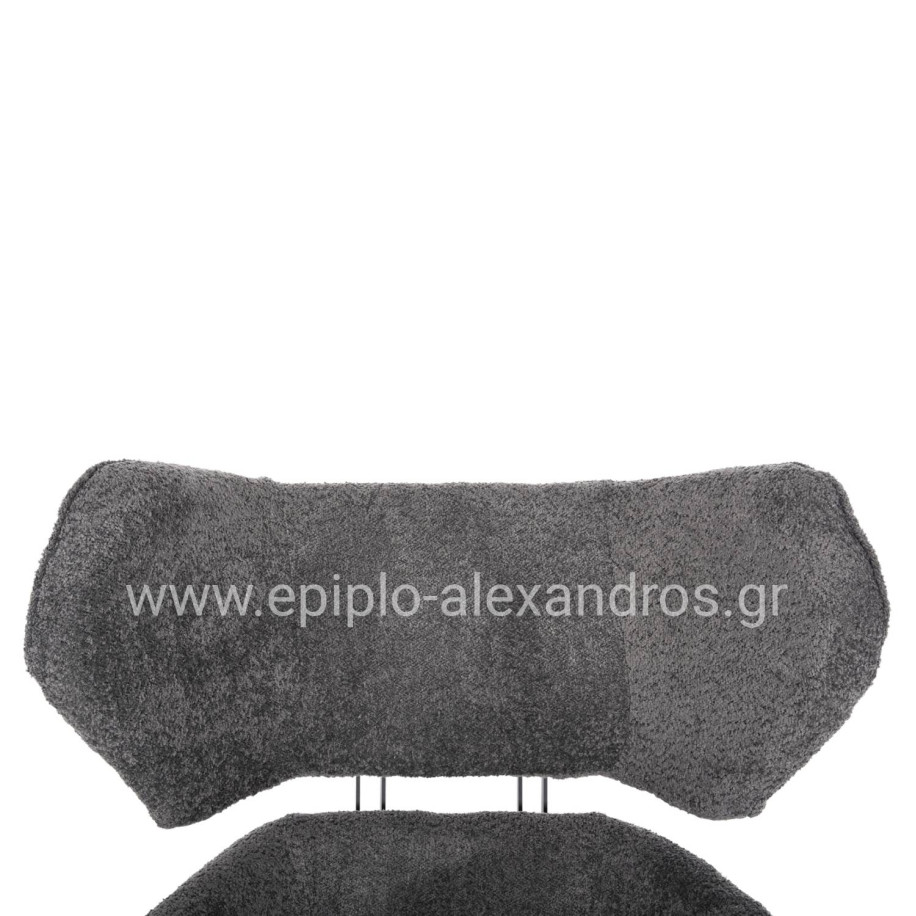 ΠΟΛΥΘΡΟΝΑ ΠΕΡΙΣΤΡΕΦΟΜΕΝΗ BRYLL HM9597.01 ΓΚΡΙ ΜΠΟΥΚΛΕ-ΜΑΥΡΗ ΒΑΣΗ 86x90x97Υεκ.